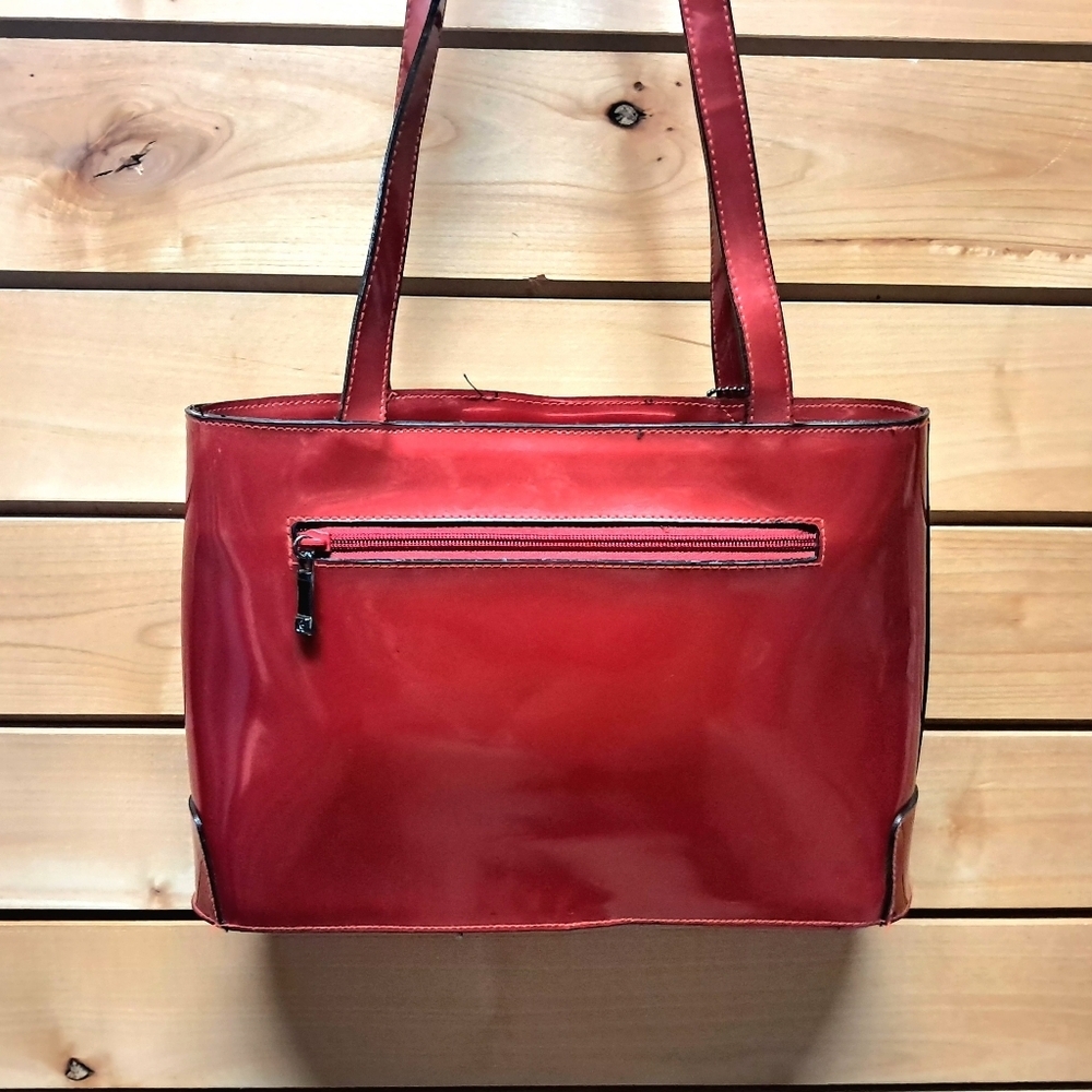 Frankie & Johnie Patent Leather Tote Bag - Picture 3 of 7
